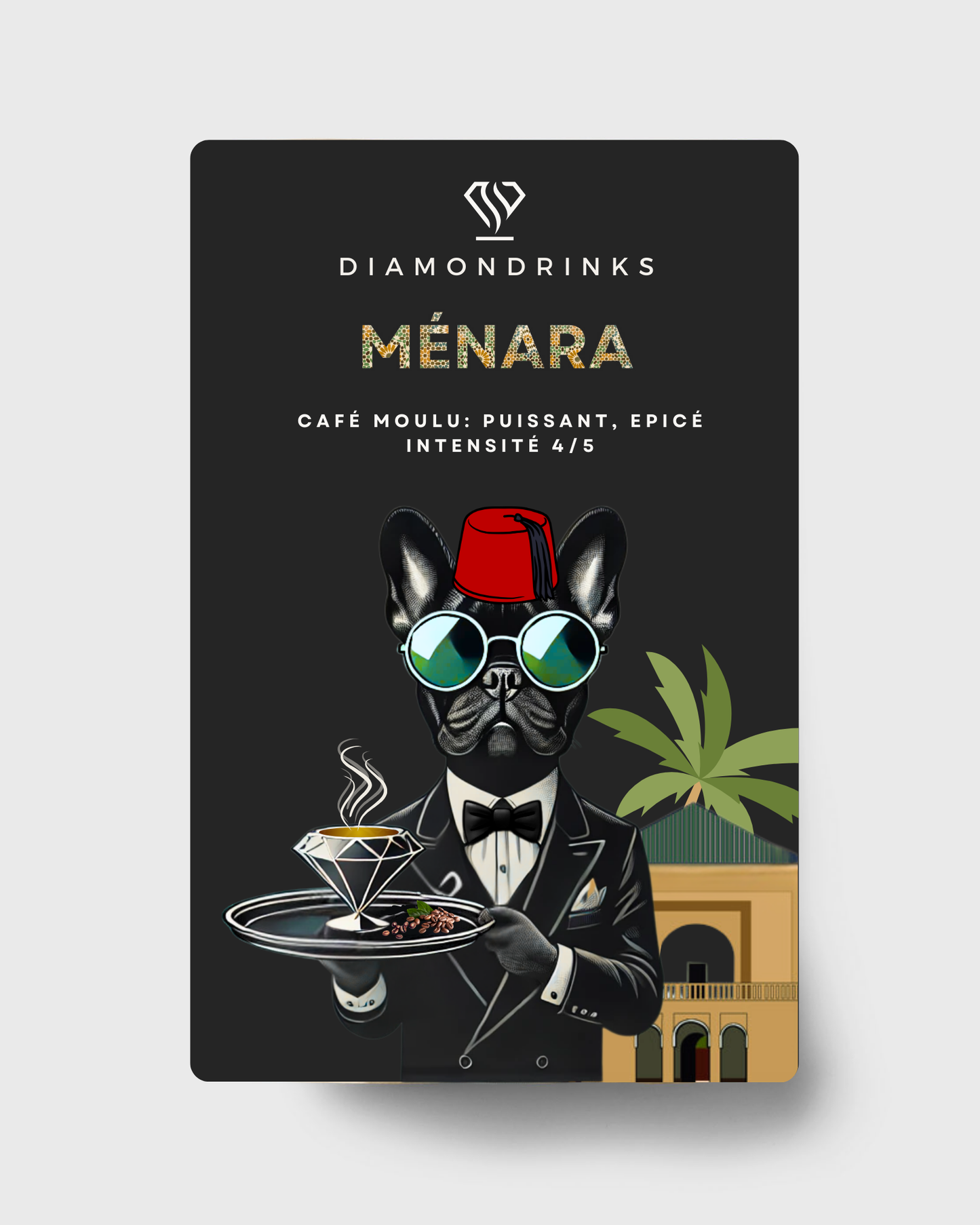 MENARA : Café moulu recette Marocaine 250g - Torréfaction artisanale Francaise