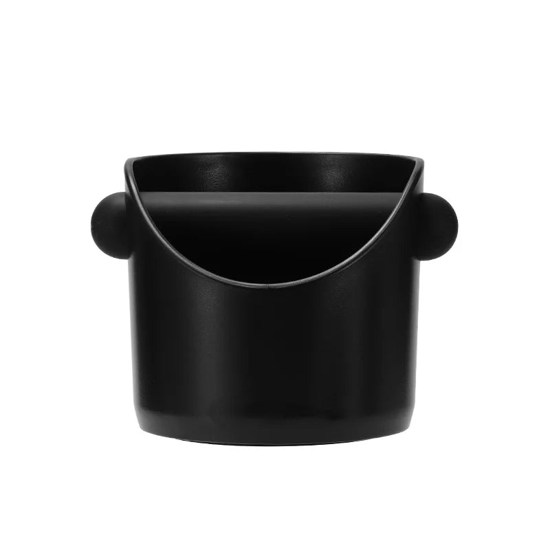 Boîte à café – Bac à déversement antidérapant pour expresso, avec barre de frappe amovible pour résidus de café.
