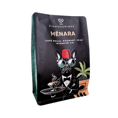 MENARA : Café moulu recette Marocaine 250g - Torréfaction artisanale Francaise