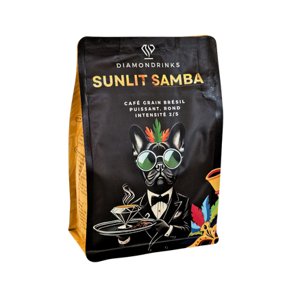 SUNLIT SAMBA : Café grain Brésil 250g - Torréfaction artisanale Francaise